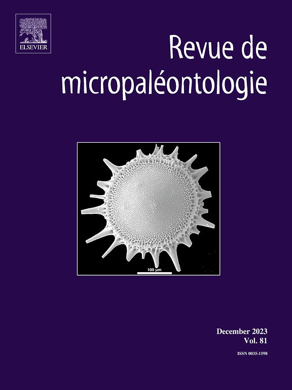 Go to journal home page - Revue de Micropaléontologie